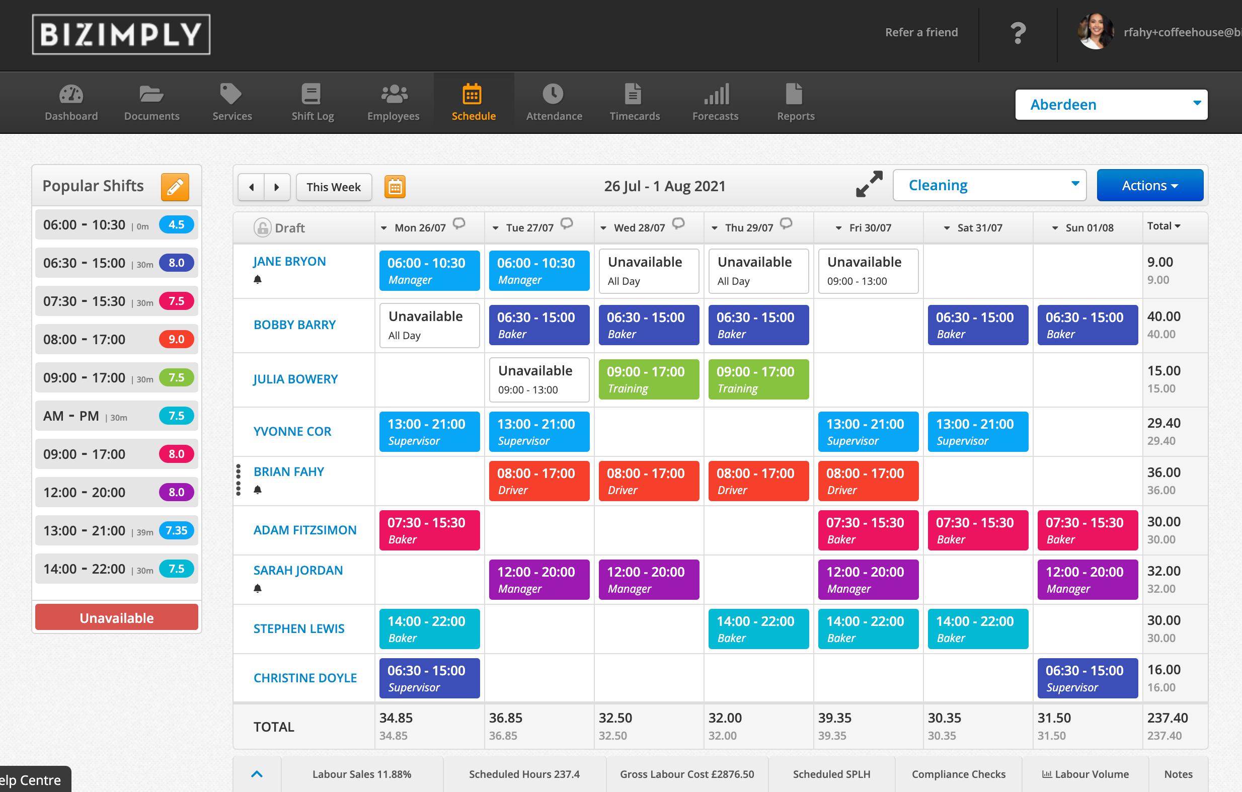 New labour scheduling tool to juggle students’ working hours